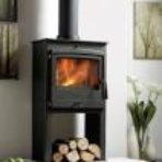 Portway 2 Multifuel Stove in Charcoal with High Legs