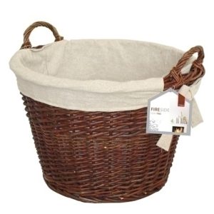 Deville 20 Round Wicker Basket With Jute Liner (DEV577)